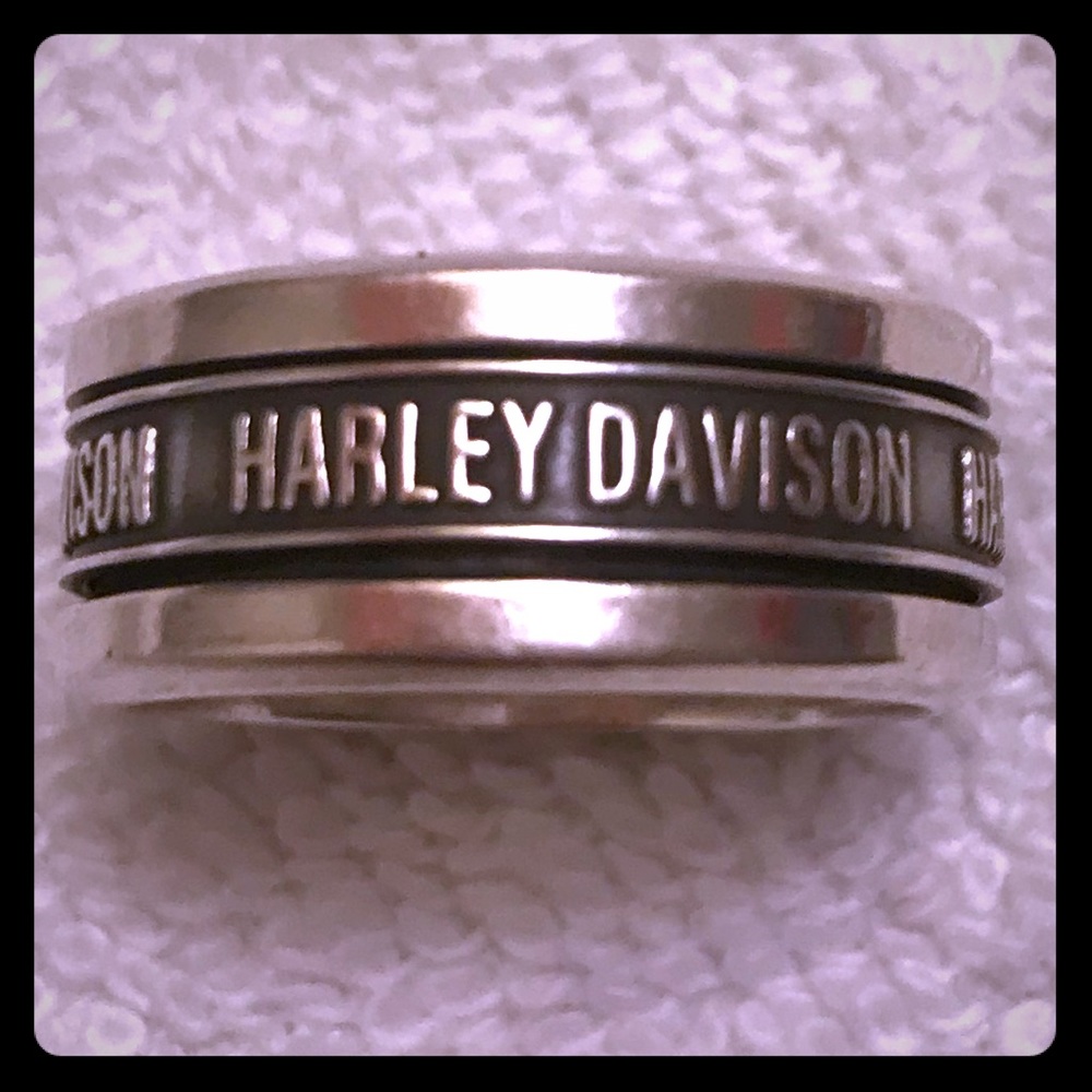 Harley Davidson  Sterling silver spinner ring